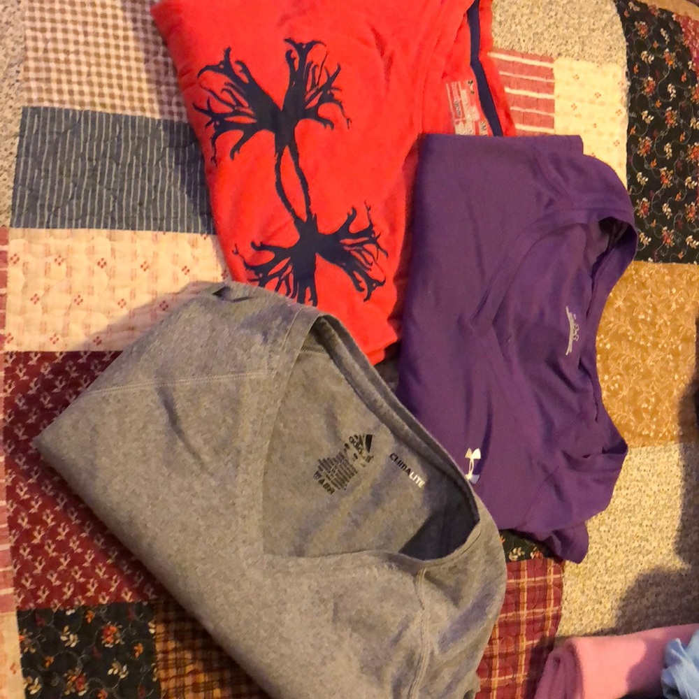 Bundle workout shirts (adidas/Under Armour)